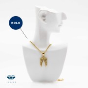 Naszyjnik damski z zawieszką „Skrzydła” – klasyczne srebro 925 lub srebro 925 pozłacane czystym złotem